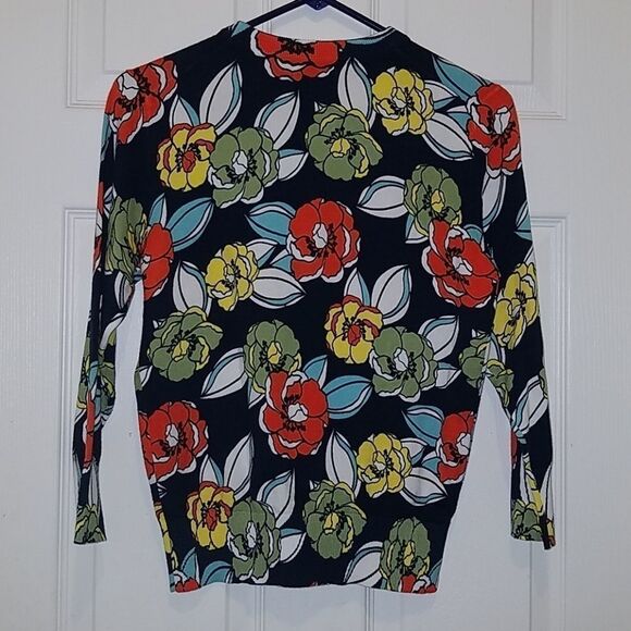 Crown & Ivy floral cardiganSz M NWOT - Picture 4 of 4
